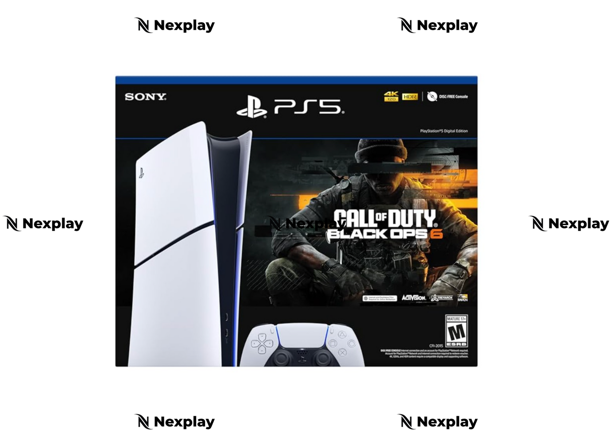 PlayStation®5 Digital Edition – Call of Duty®: Black Ops 6 Bundle (Modellgruppe – Slim)